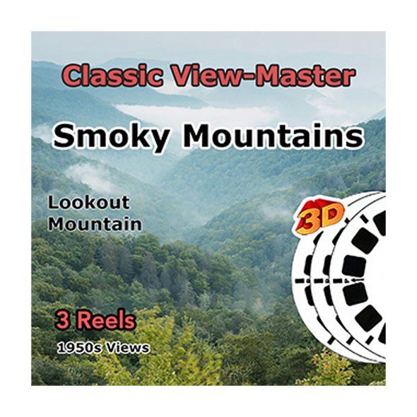 Smoky Mountains National Park - Lookout Mountain - Vintage Classic View-Master - 1950s views