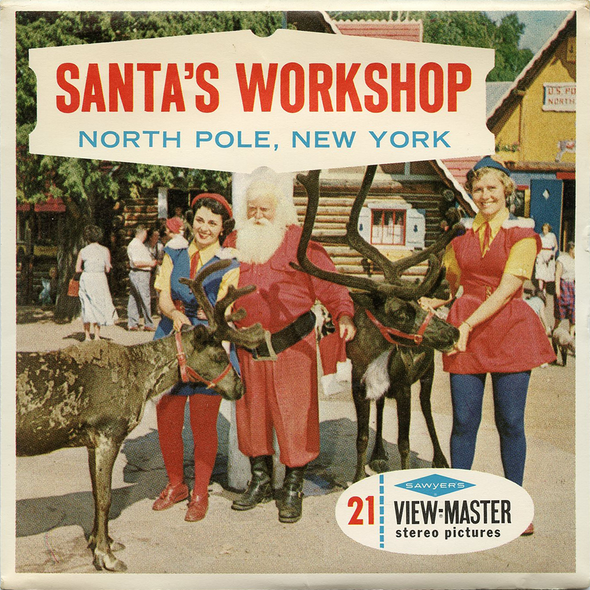View-Master - Scenic - East - New York Sate - Santa's Workshop, North Pole . N.Y.