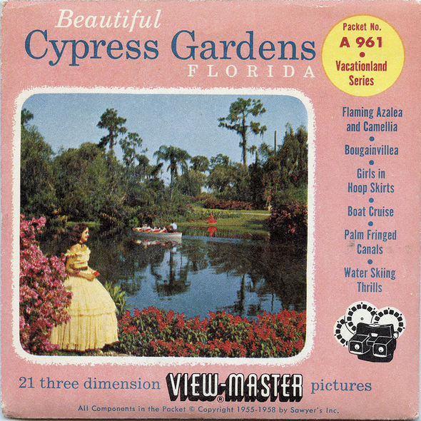 View-Master - Flowers-Gardens-Caves - The Beautiful Cypress Gardens