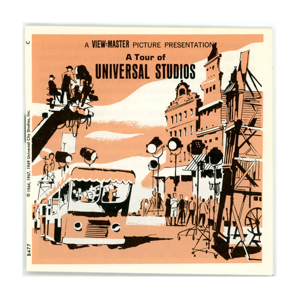 ViewMaster - Universal Studios - B477 - Vintage - 3 Reel Packet - 1960s views