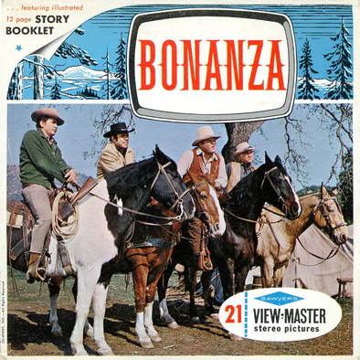 ViewMaster Bonanza - B471 - Vintage Classic - 3 Reel Packet - 1960s