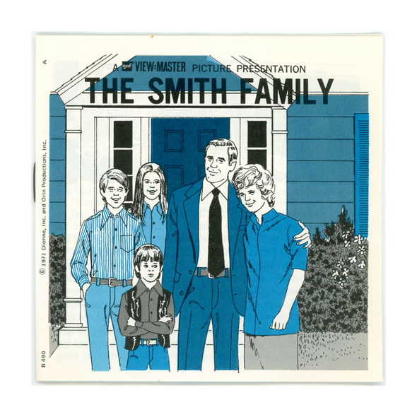 The Smith Family - B490 - Vintage Classic View-Master - 3 Reel Packet - 1970s Views