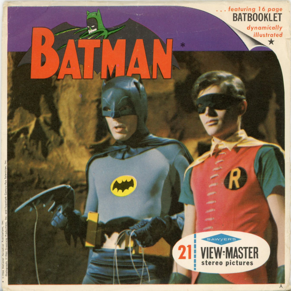 ViewMaster - Batman - Vintage Classic - 3 Reel Packet - 1960s Views - –  worldwideslides