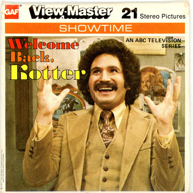 Welcome Back, Kotter - J19 - Vintage Classic View-Master - 3 Reel Packet - 1970s Views