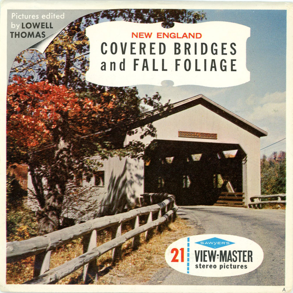 View-Master - United Kindom - New England Coverd Bridges and Fall Foliage