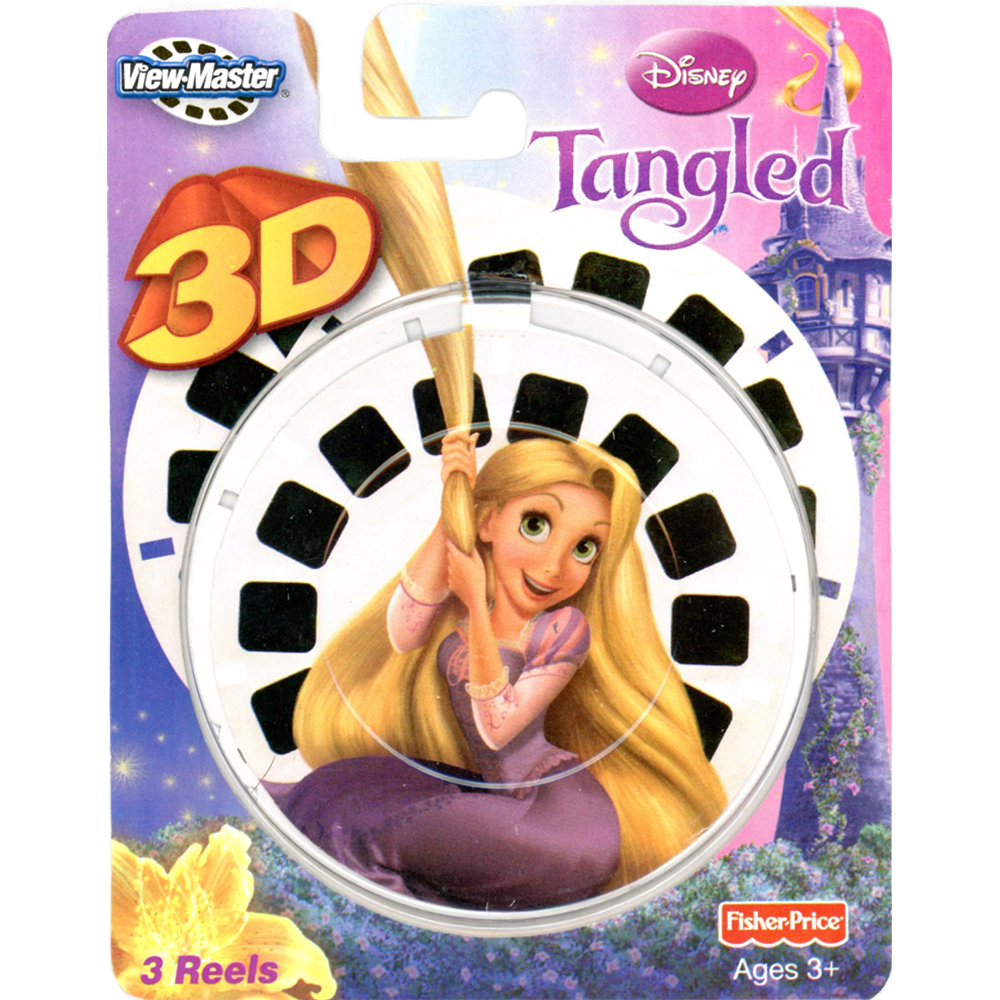 Tangled - Disney Movie - ViewMaster 3 Reels on Card – worldwideslides