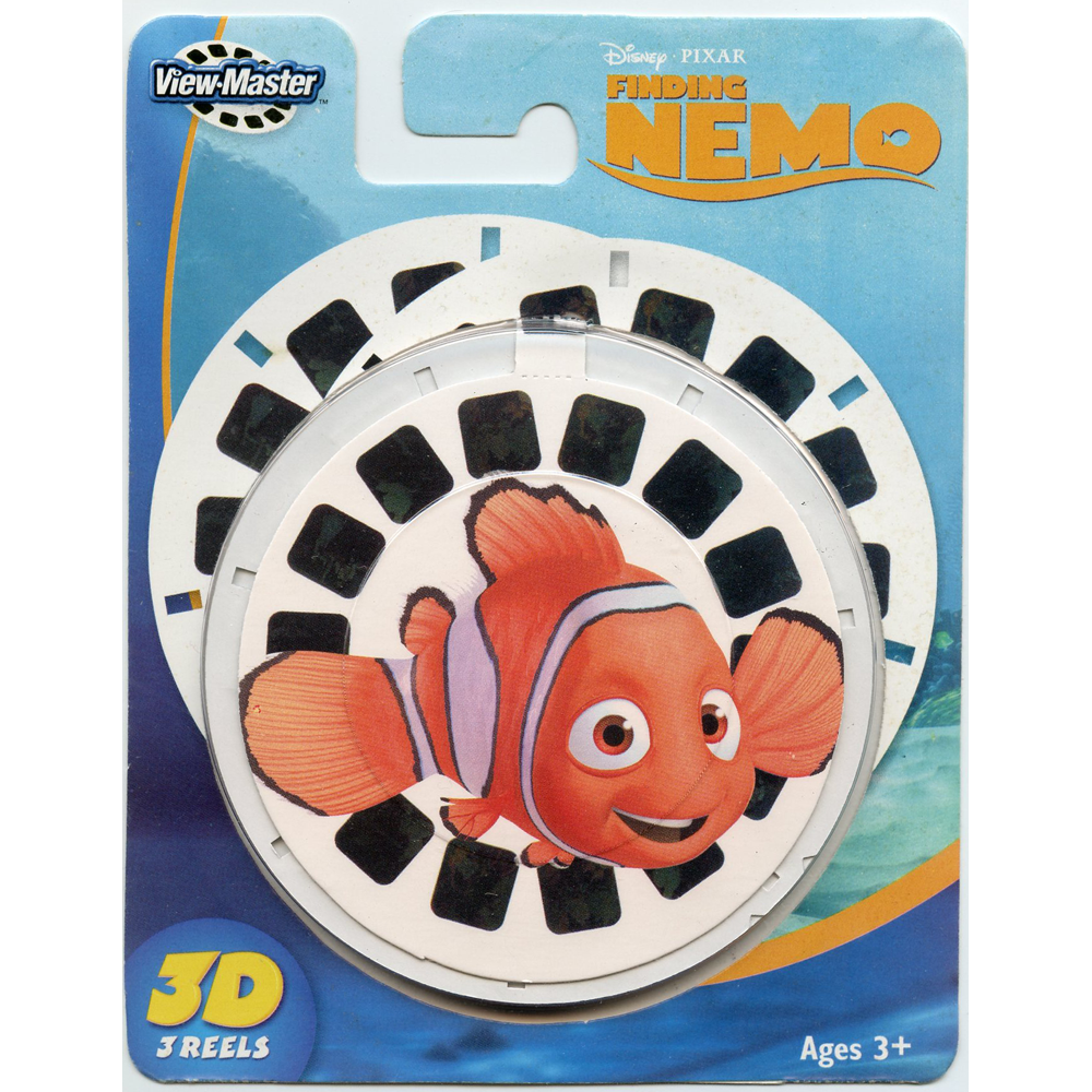 MINT Finding Nemo Disney Movie Cartoon View-Master 3 Reels Pack 3d