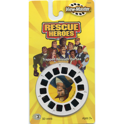 Rescue Heroes - ViewMaster 3 Reels on Card