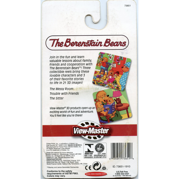 Berenstain Bears - ViewMaster 3 Reel on Card