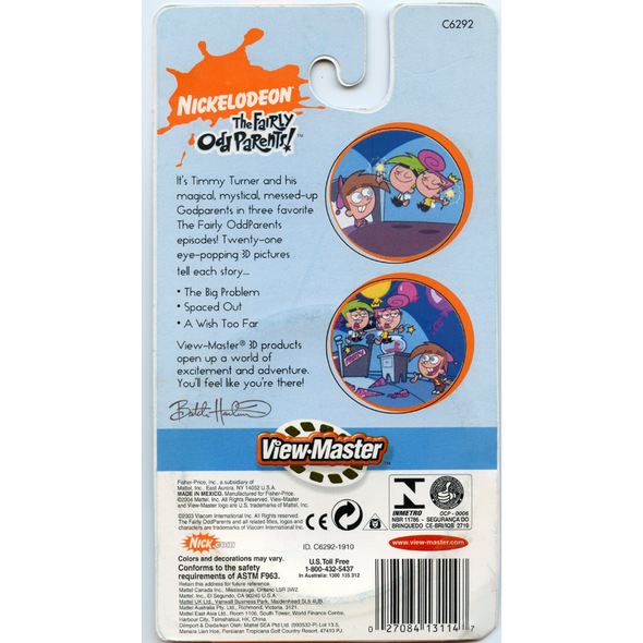 Fairly Odd Parents - ViewMaster 3 Reel on Card