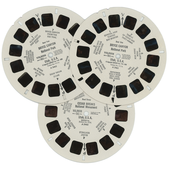 Bryce Canyon National Park - 1970's  View-Master 3 Reel Set  - NEW