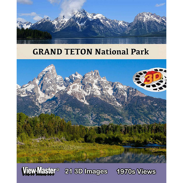 Grand Teton National Park - 1970's View-Master 3 Reel Set  - NEW