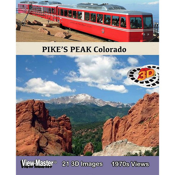 Pike's Peak - Colorado - 1970's View-Master 3 Reel Set  - NEW