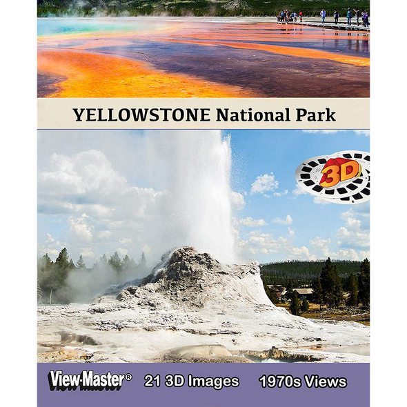 Yellowstone National Park - 1970's View-Master 3 Reel Set  - NEW