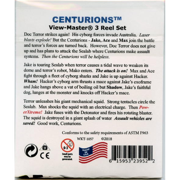 Centurions - Cartoons - View Master 3 Reel Set