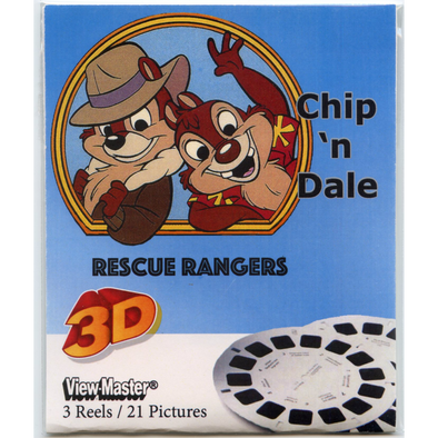 Chip'n Dale  Rescue Rangers - Cartoon -  View Master 3 Reel