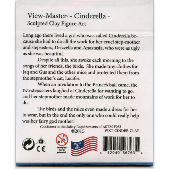 Cinderella - Clay Figure - View Master 3 Reel Set