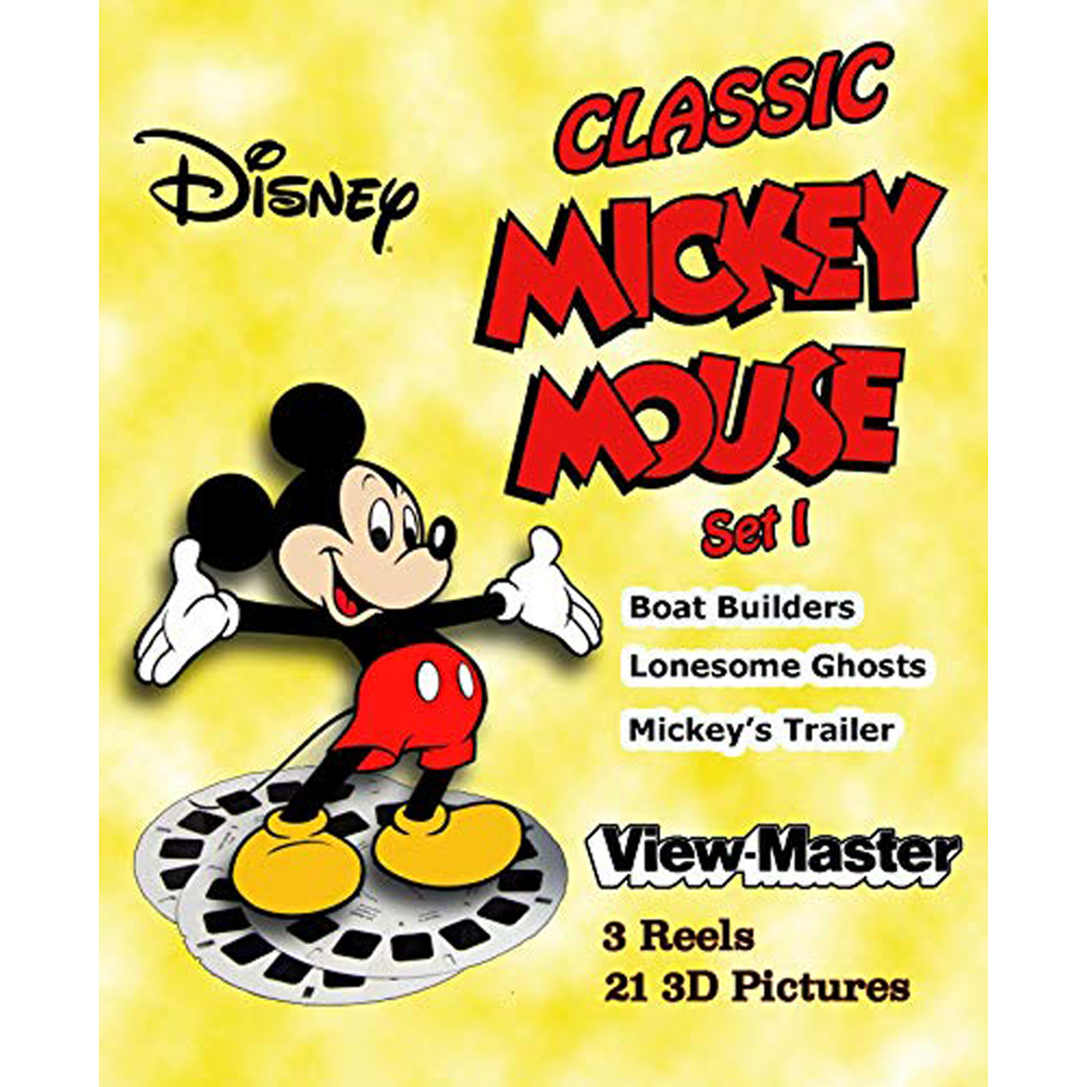 Mickey Mouse Classic Disney Set 1 - View-Master 3 Reel Set - NEW –  worldwideslides