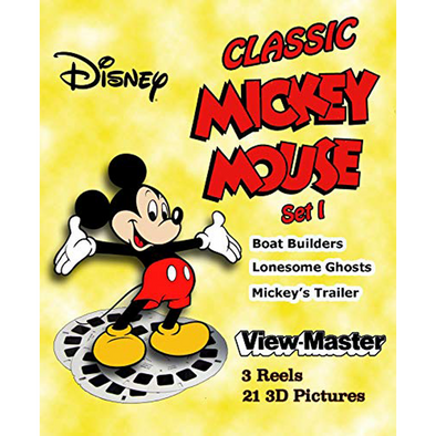 Mickey Mouse Classic Disney Set 1 - View-Master 3 Reel Set  - NEW