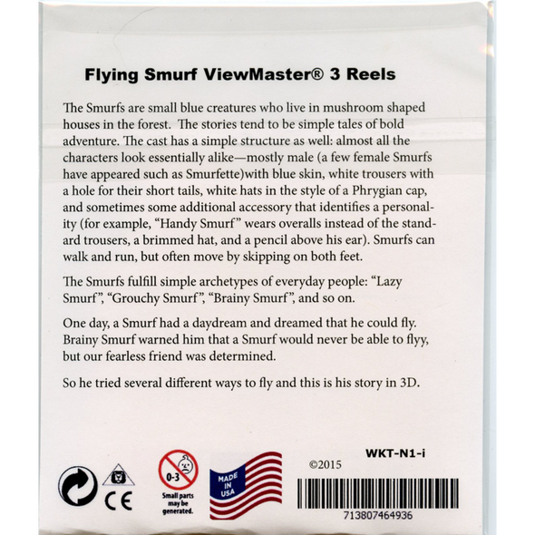 Flying Smurf - Cartoons - View Master 3 Reel Set