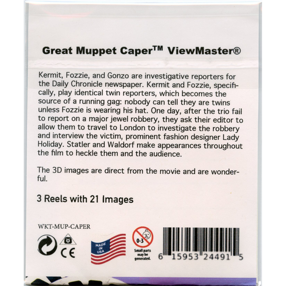 GREAT Muppet Caper- TV Shows - View Master 3 Reel Set