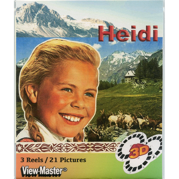 HEIDI - Scenes from the Movie - View Master 3 Reel Set