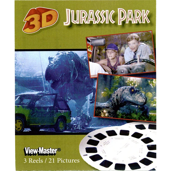 Jurassic Park - Scenes from the Movie - View Master 3 Reel Set