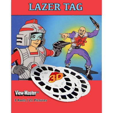 Lazer Tag - Cartoon - View Master 3 Reel Set - AS NEW - 1060