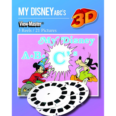 My Disney A. B. C's -  TV Shows - View Master 3 Reel Set -