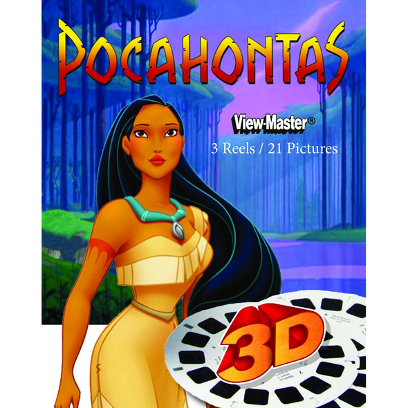 Pocahontas -  Scenes from the Movies - View Master 3 Reel Set