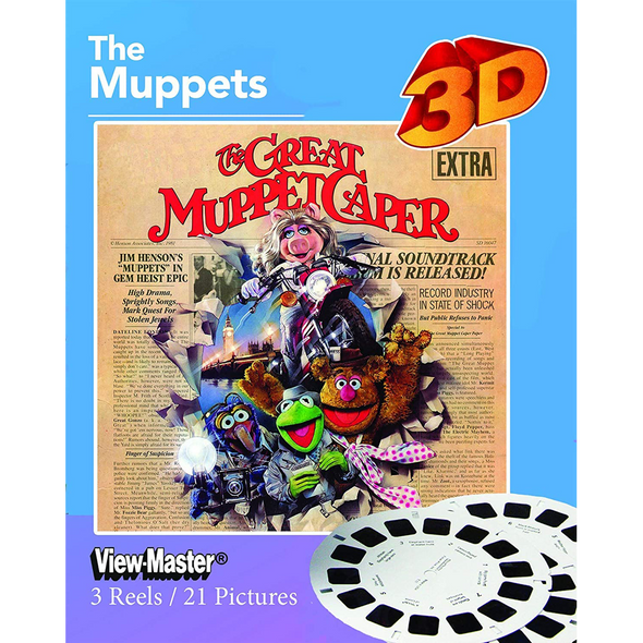 GREAT Muppet Caper- TV Shows - View Master 3 Reel Set