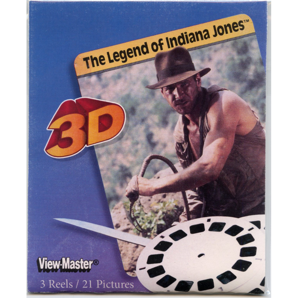 Legend of Indiana Jones - Scenes from the Movie - View Master 3 Reel Set