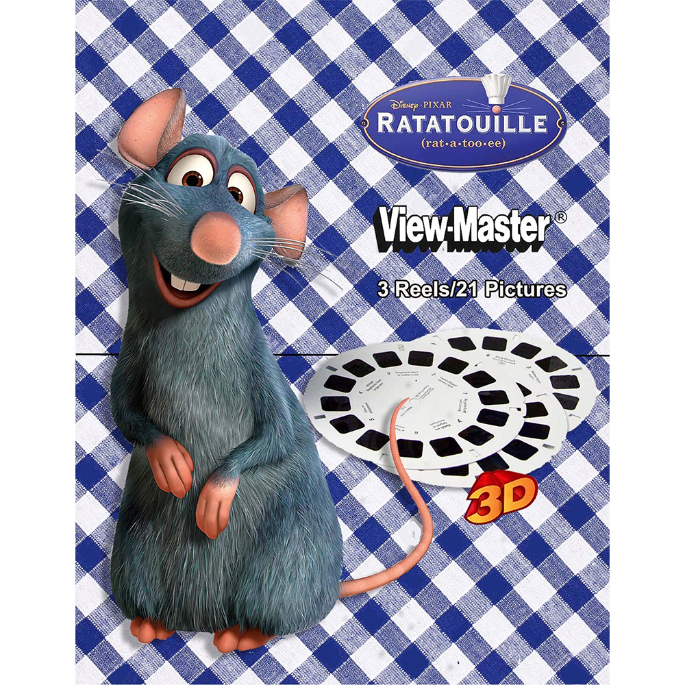 Ratatouille - 3D images from the movie - View Master - 3 Reel Set –  worldwideslides