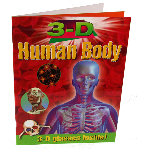 3D Thrillers! HUMAN BODY - Includes funky 3D Glasses