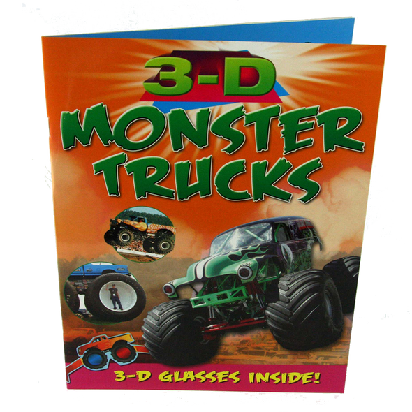 3D Thrillers! - MONSTER TRUCKS - Includes funky 3D Glasses
