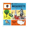 ViewMaster - Massachusetts - Map Series - A725 - Vintage - 3 Reel Packet - 1960s Views