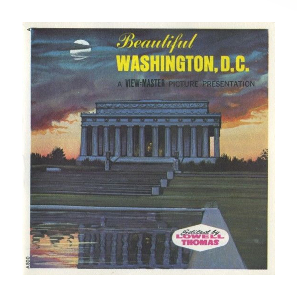 ViewMaster - Beautiful Washington- A800 - Vintage View-Master 3