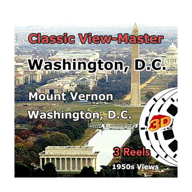 Washington, D.C. - Vintage Classic View-Master - 1950s views