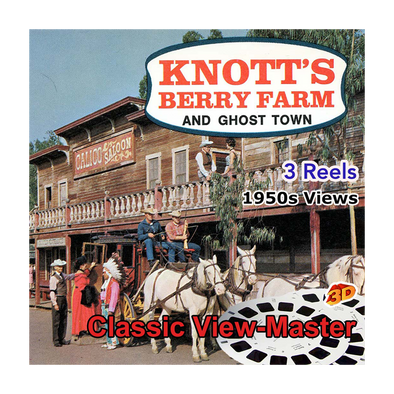 Knott's Berry Farm - Ghost Town -  Vintage Classic View-Master - 1950s views