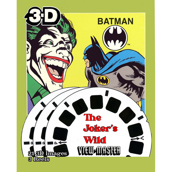 Batman - Joker's Wild - View-Master 3 reel set - vintage