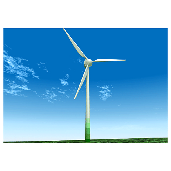Wind Turbine - 3D Action Lenticular Postcard Greeting Card
