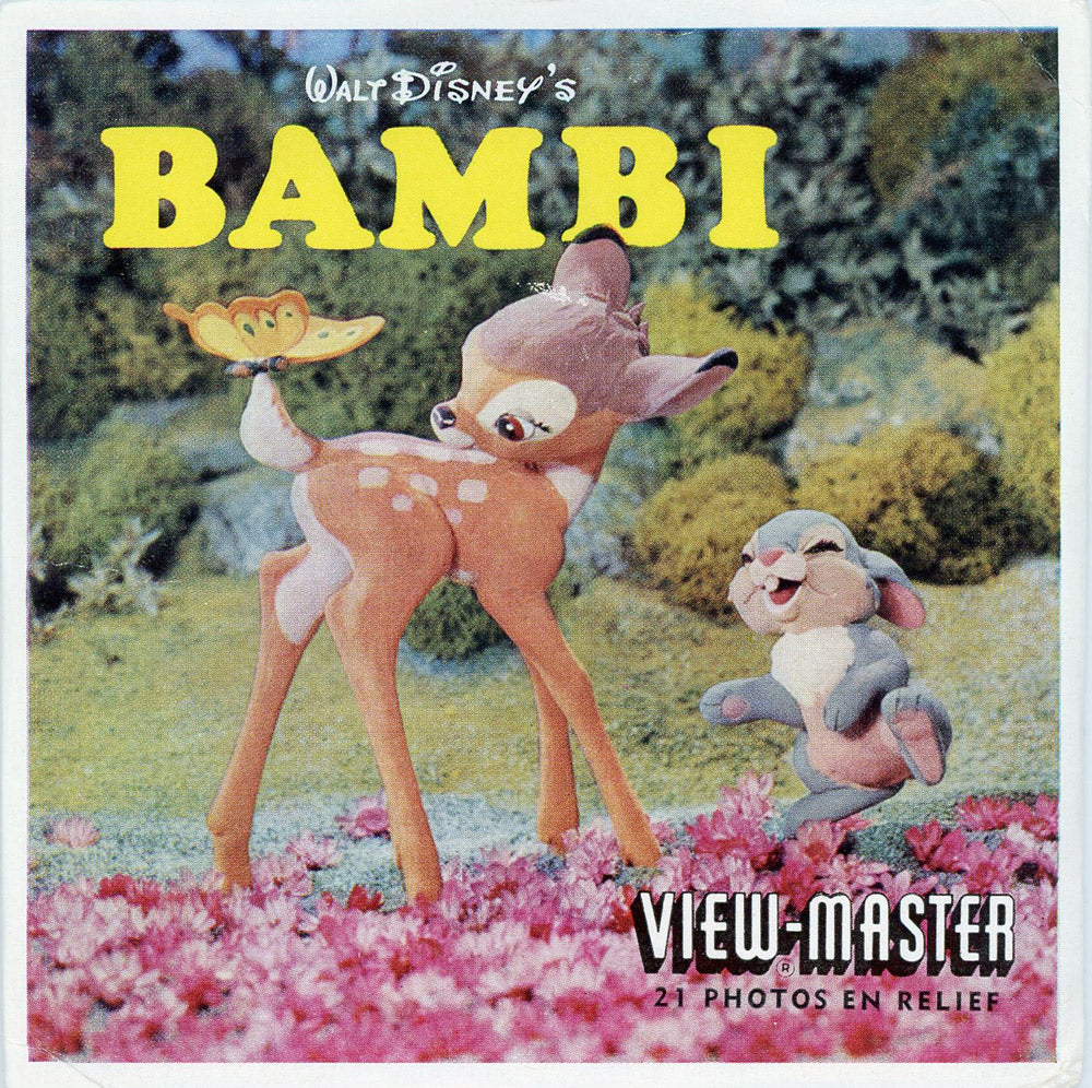 ViewMaster BAMBI - B400 - Vintage Classic - 3 Reel Packet - 1960s