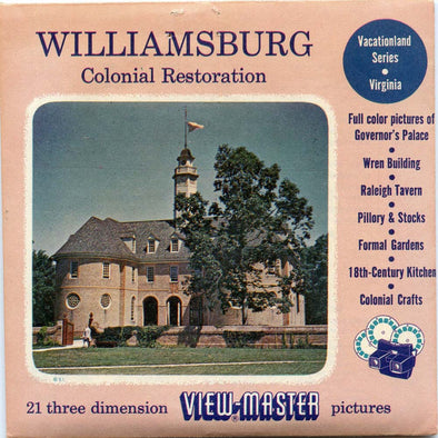View-Master - Scenic South - Williamsburg Vacationland