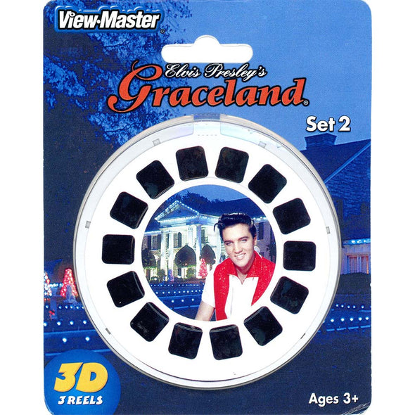 viewmaster Elvis Graceland Christmas 3 reel Set