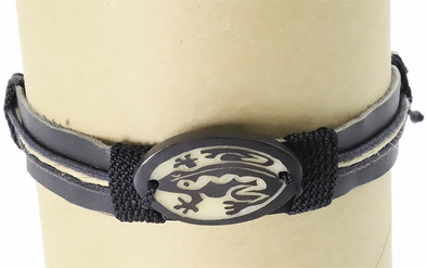 FROG - Tagua Bracelet - Vegan, Organic - Native Design - Hand Made by women in Ecuador - Fair Trade - NEW