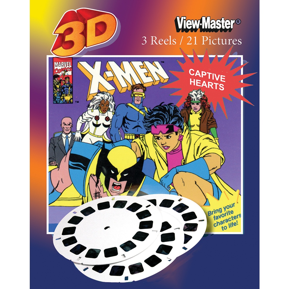 ViewMaster X-Men Captive Hearts- 3 Reel Set – worldwideslides
